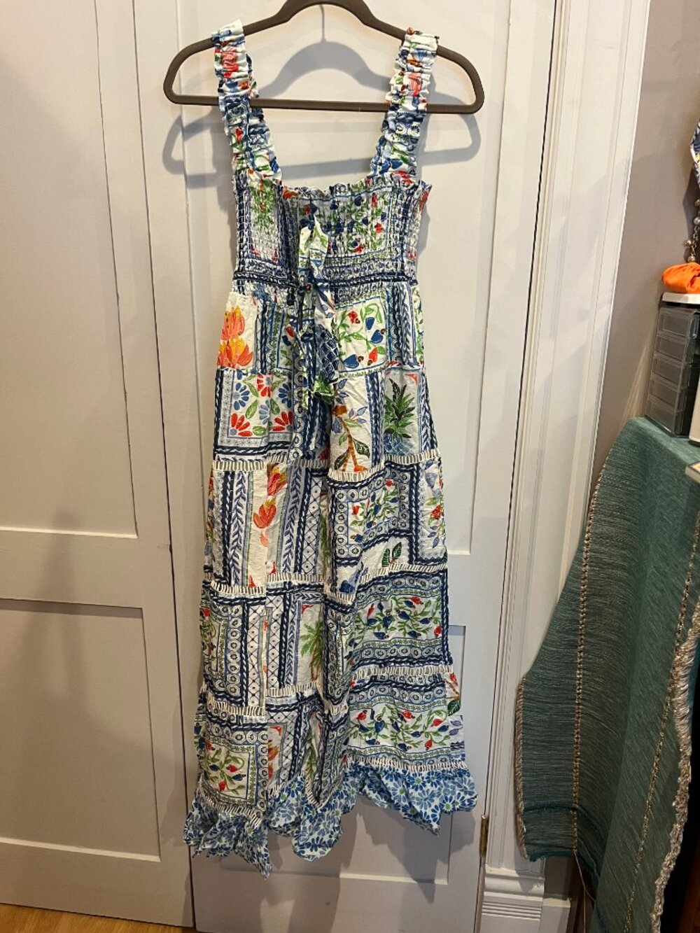FARM Rio Tropical Tiles Maxi Dress S NWT - Picture 3 of 3